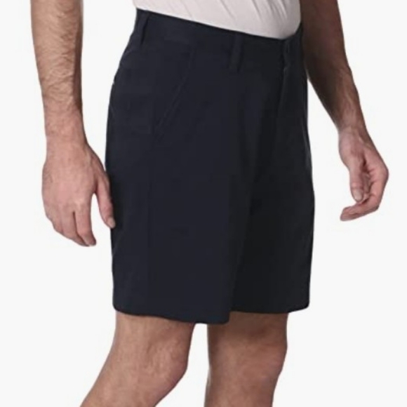 Nautica Men's Classic Fit Flat Front Stretch Solid Chino Deck Short - Picture 1 of 5